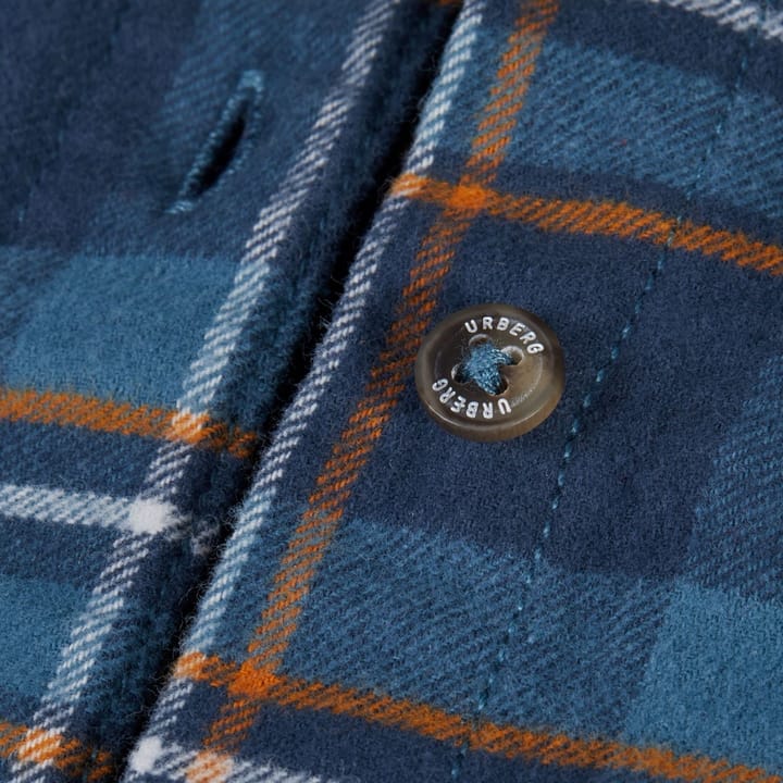 Urberg Flannel Ls W Strap Shirt Wmn Midnight Navy Urberg