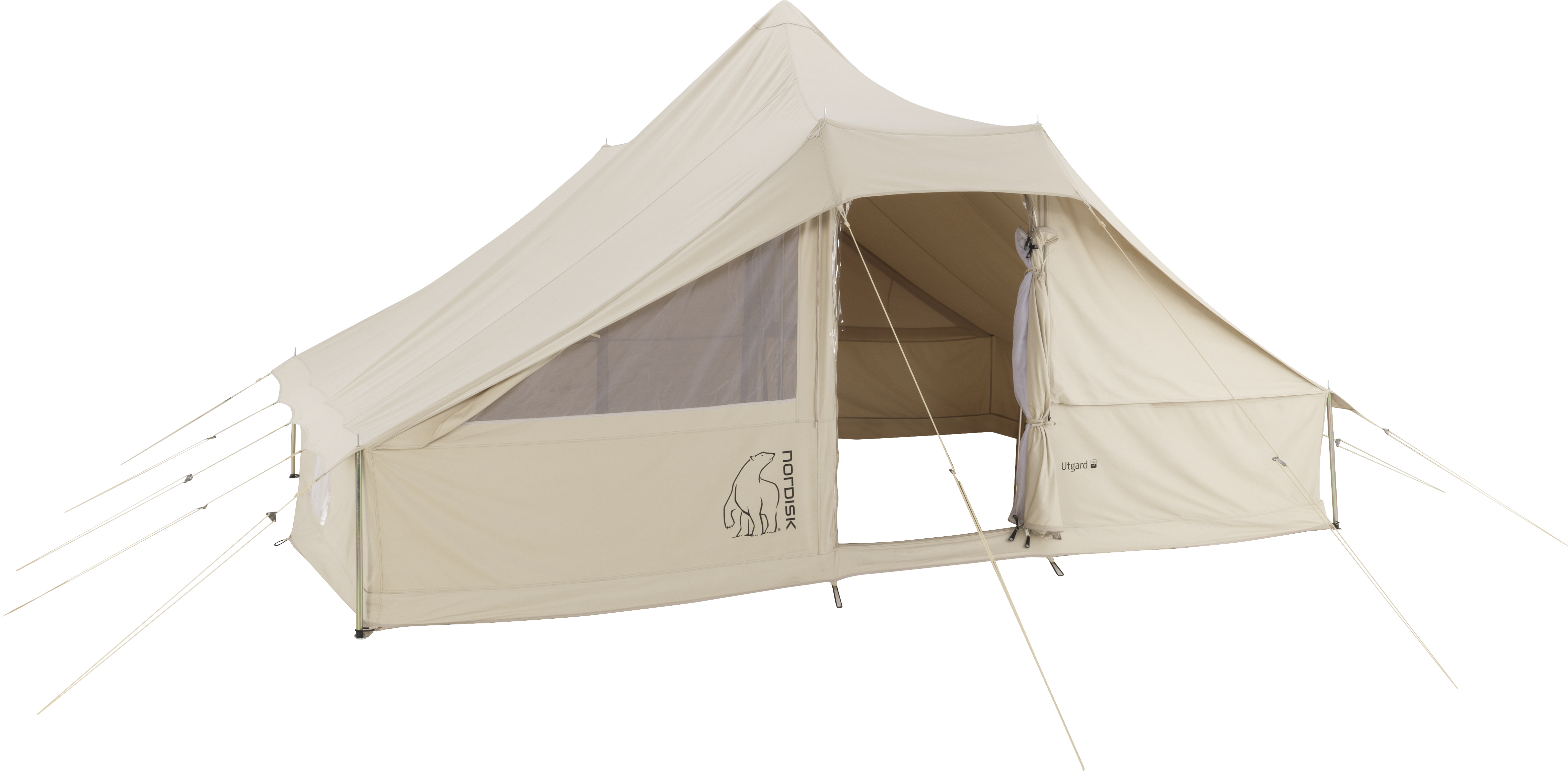 Nordisk Utgard Sky 13.2 Technical Cotton Tent Sandshell Natural Campingtält os