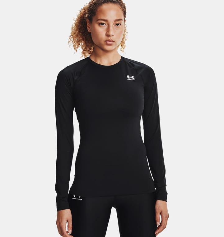Under Armour Women's HeatGear Compression Long Sleeve Black/White Under Armour Under Armour Women's HeatGear Compression Long Sleeve Black/White Under Armour
