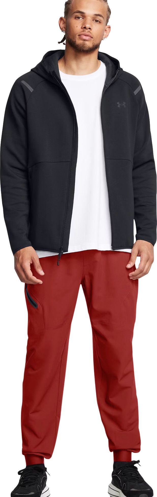 Under Armour Men's UA Unstoppable Fleece Full-Zip Hoodie Black Under Armour