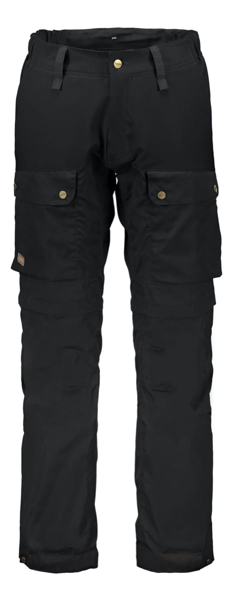 Men's Vaski Zip Trousers Black Sasta