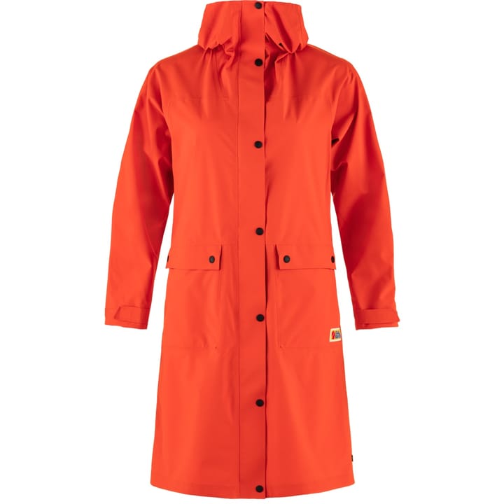 Fjällräven Women's Vardag Rain Parka Flame Orange Fjällräven