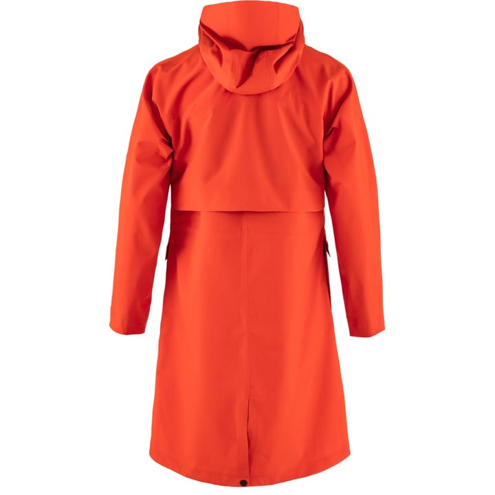 Fjällräven Women's Vardag Rain Parka Flame Orange Fjällräven