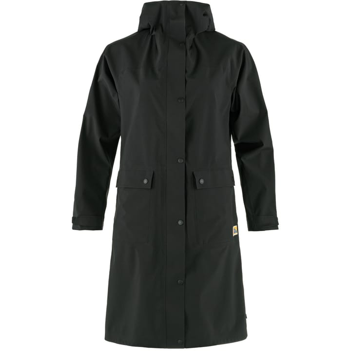 Fjällräven Women's Vardag Rain Parka Black Fjällräven Fjällräven Women's Vardag Rain Parka Black Fjällräven