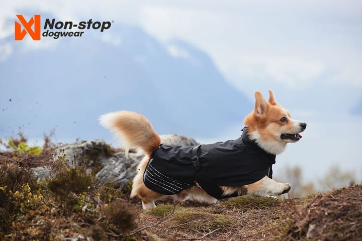 Non-stop Dogwear Fjord Raincoat - Small Sizes Orange/Black Non-stop Dogwear