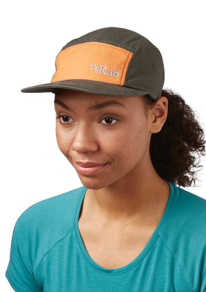 Rab Venant 5 Panel Cap Graphene/Marmalade Rab Rab Venant 5 Panel Cap Graphene/Marmalade Rab
