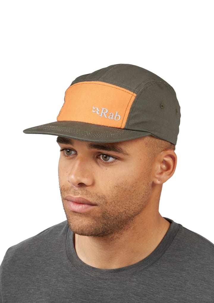 Rab Venant 5 Panel Cap Graphene/Marmalade Rab Rab Venant 5 Panel Cap Graphene/Marmalade Rab
