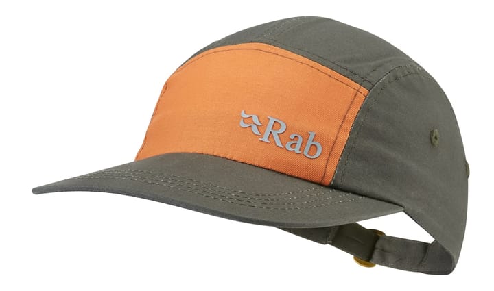 Rab Venant 5 Panel Cap Graphene/Marmalade Rab Rab Venant 5 Panel Cap Graphene/Marmalade Rab