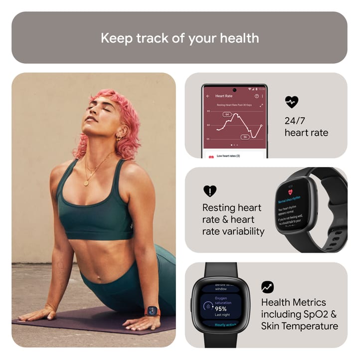 Fitbit Versa 4 Black/Graphite Fitbit