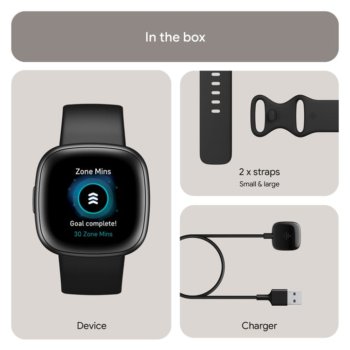 Fitbit Versa 4 Black/Graphite Fitbit