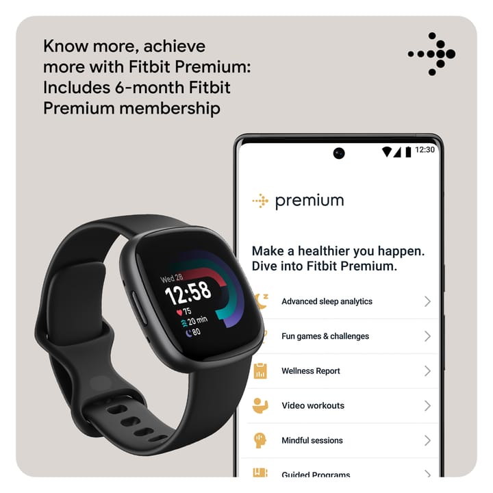 Fitbit Versa 4 Black/Graphite Fitbit