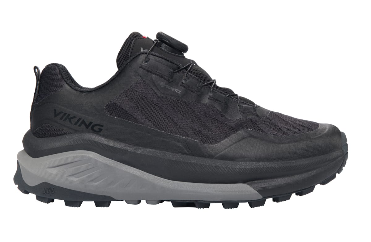 Viking Footwear Women's Anaconda Hike Low GORE-TEX Boa Black