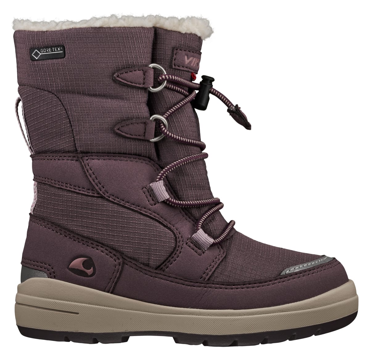 Viking Footwear Kids' Haslum Gore-Tex Plum/Pink