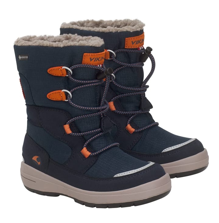 Viking Footwear Kids' Haslum Gore-Tex Navy/Rust Viking Footwear