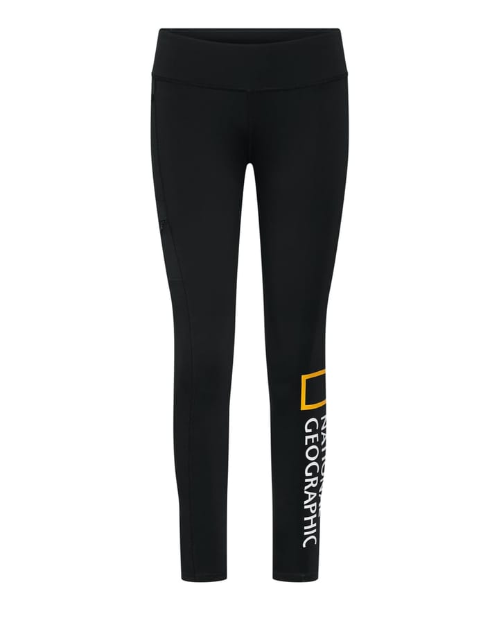 National Geographic Foundation Tights Big Logo W Black National Geographic