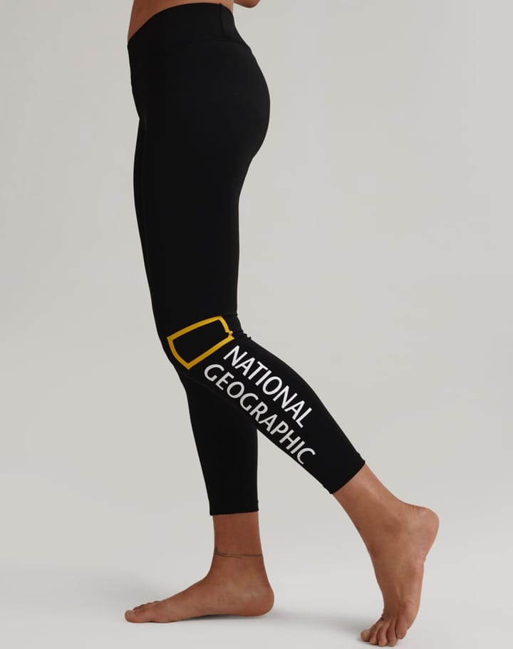 National Geographic Foundation Tights Big Logo W Black National Geographic