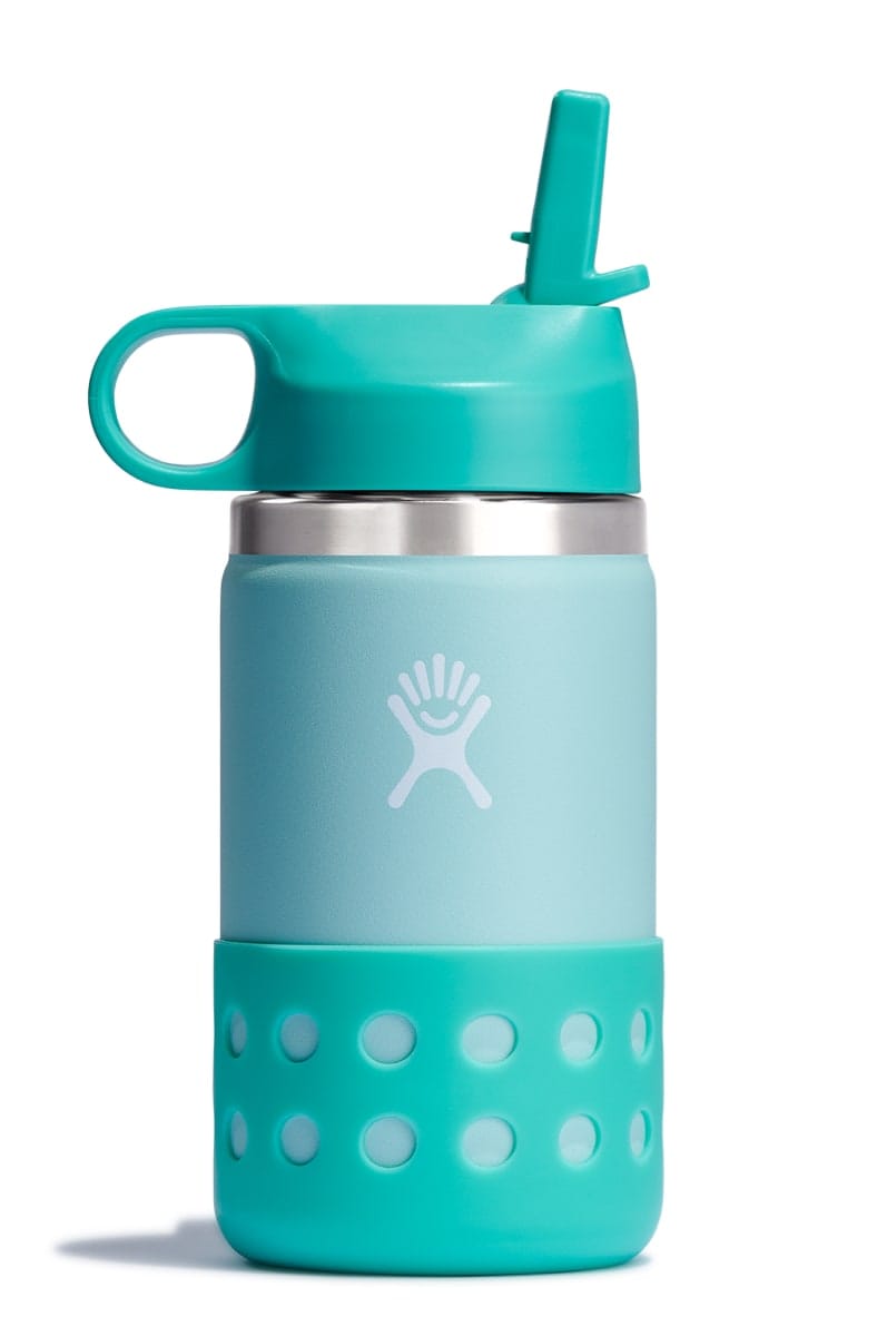Hydro Flask 12 Oz Kids Wide Mouth Straw Lid And Boot Dew 0,35L
