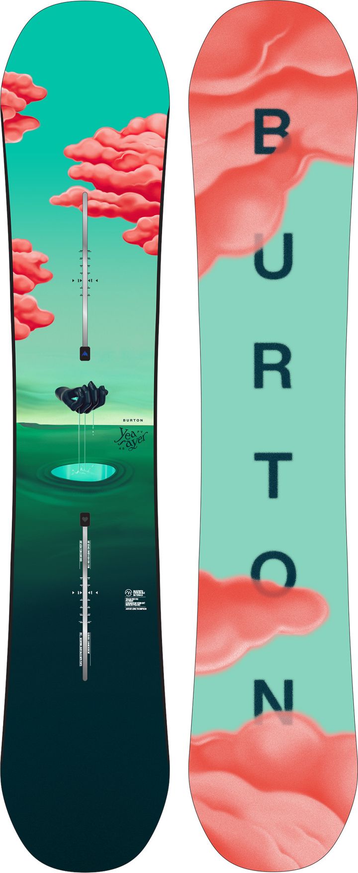 Burton Women's Yeasayer Flying V Snowboard Green | Köp