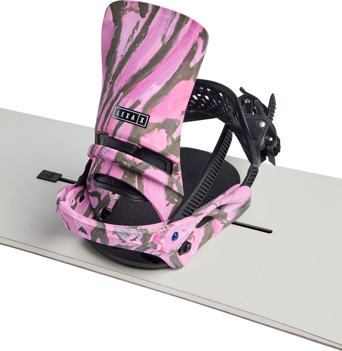Burton Women's Lexa X Re:Flex Snowboard Bindings Gray/pink