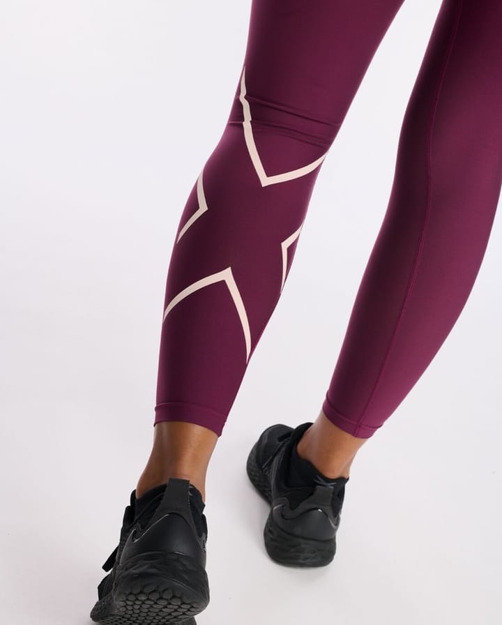 2XU Aero Sculpt Hi-Rise Compressi Mulberry/Peach Whip Reflective 2XU 2XU Aero Sculpt Hi-Rise Compressi Mulberry/Peach Whip Reflective 2XU