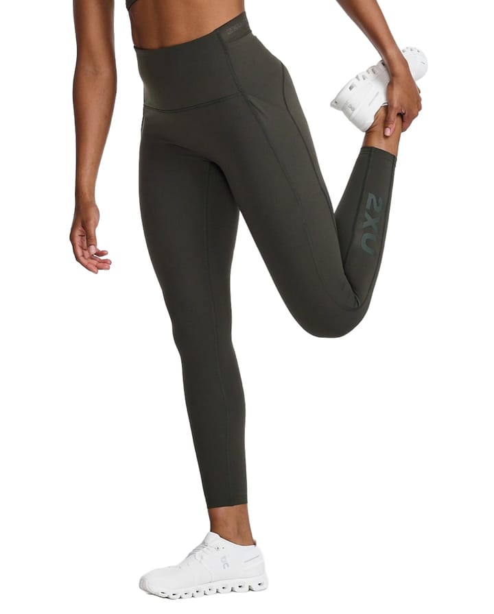 2XU Form Stash Hi-Rise Comp Tight Flint/Flint 2XU 2XU Form Stash Hi-Rise Comp Tight Flint/Flint 2XU