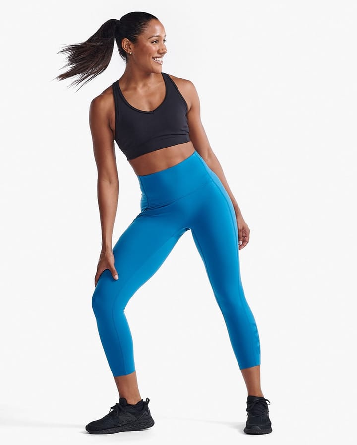 2XU Women's Form Stash Hi-Rise Compression 7/8 Seaport/Seaport 2XU 2XU Women's Form Stash Hi-Rise Compression 7/8 Seaport/Seaport 2XU