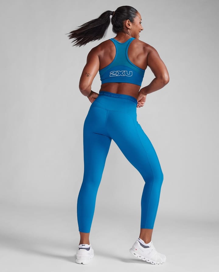2XU Women's Form Stash Hi-Rise Compression 7/8 Seaport/Seaport 2XU 2XU Women's Form Stash Hi-Rise Compression 7/8 Seaport/Seaport 2XU