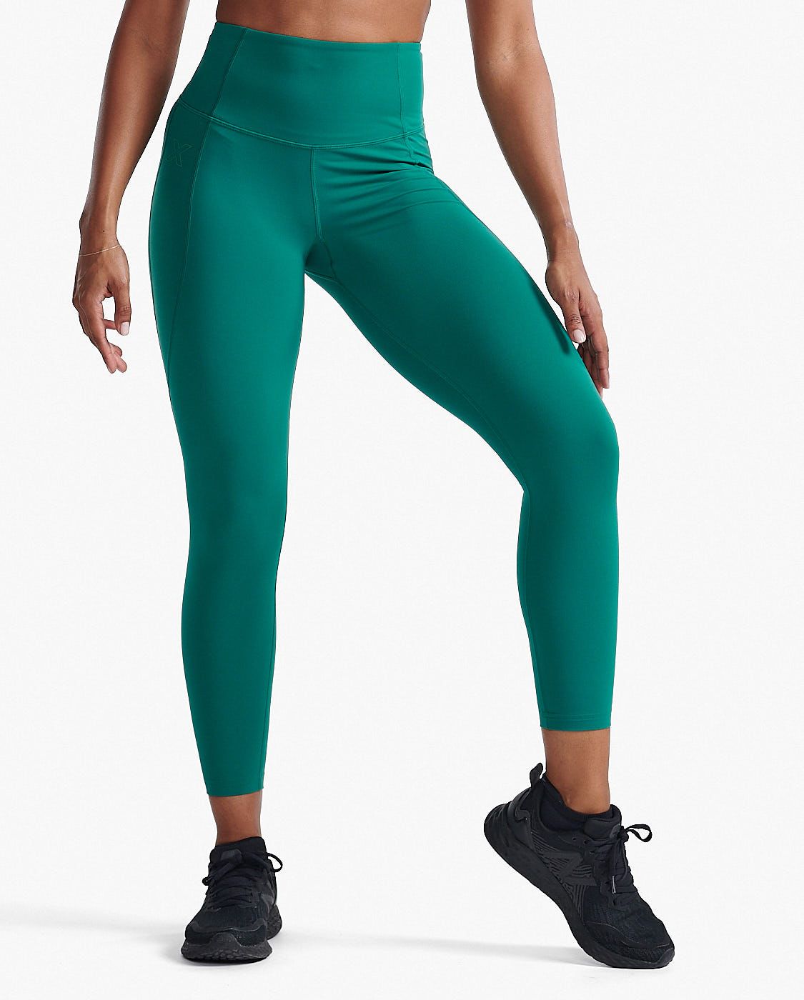 2XU Form Hi-Rise Comp 7/8 Tights Forest Green/Forest Green