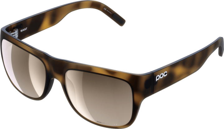 POC Want Tortoise Brown/Clarity Trail Partly Sunny Silver POC