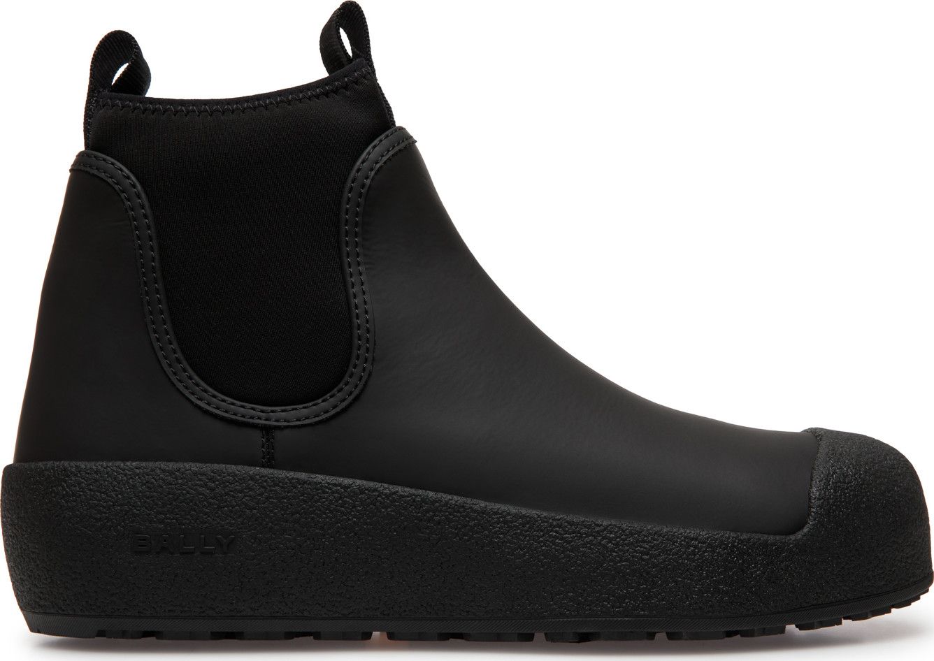 ミドルブーツ BALLY Women Boots WB8504VT005 U901 BLACK Women's Quest Combat Platform Boot in Black Shearling