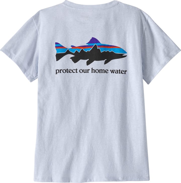 Patagonia Women's Home Water Trout Pocket Responsibili-Tee White Patagonia