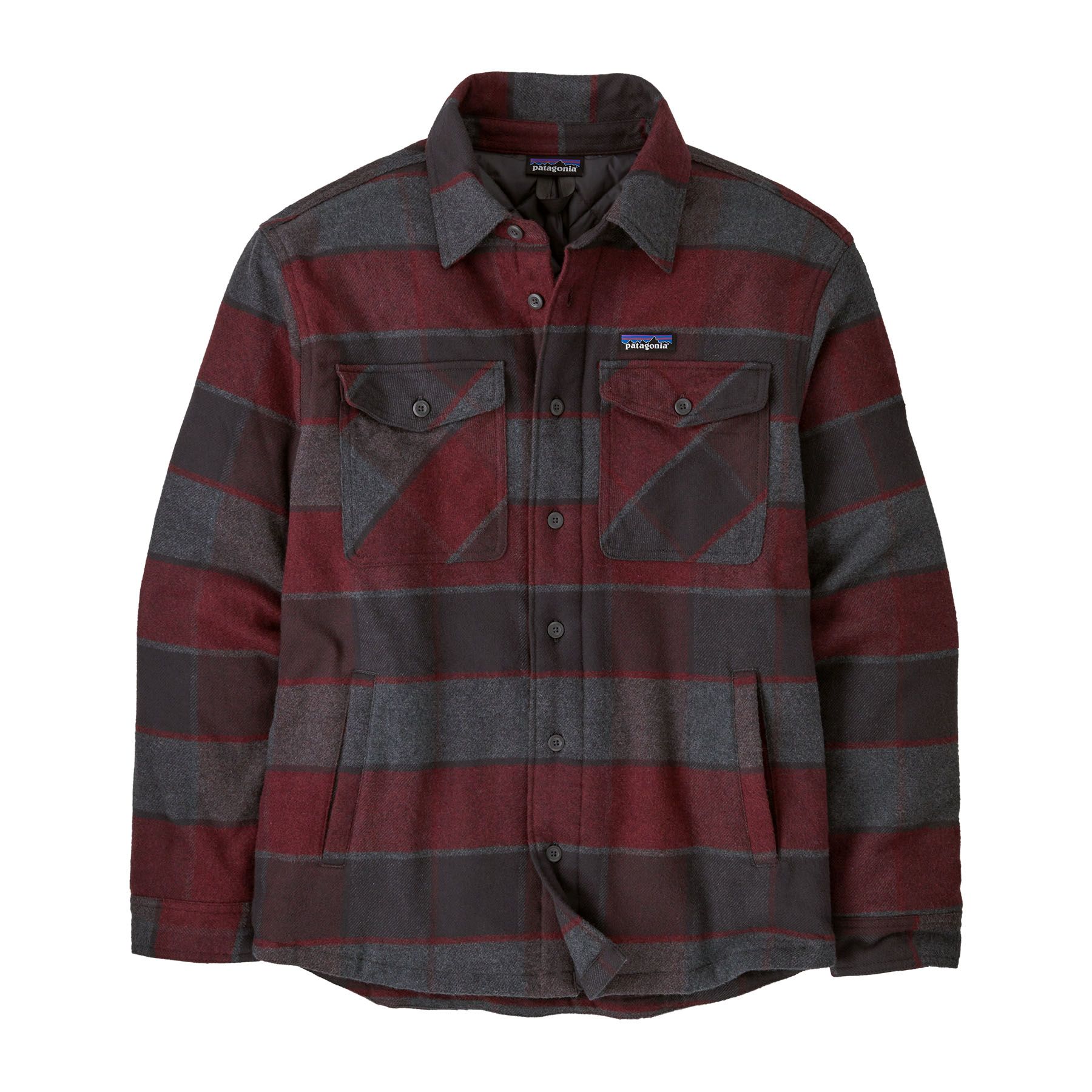 Patagonia Men's Lw Insulated Fjord Flannel Shirt William: Ink