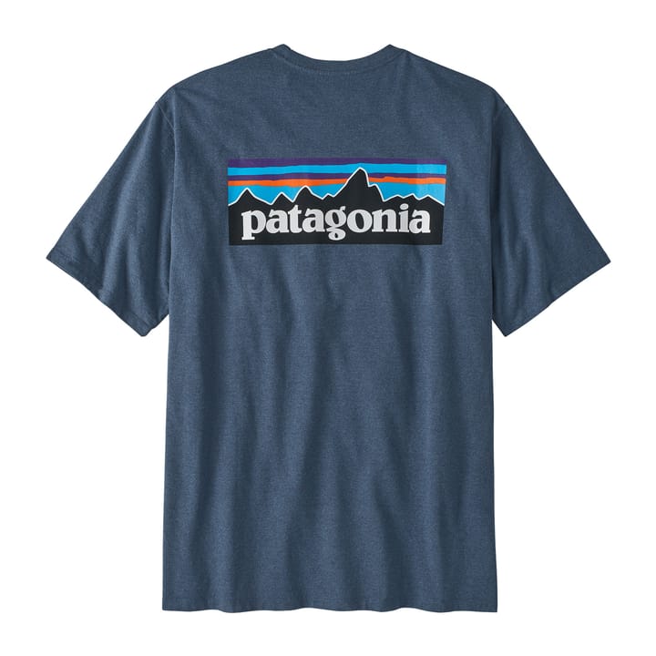 Patagonia Men's P-6 Logo Responsibili-Tee Utility Blue Patagonia