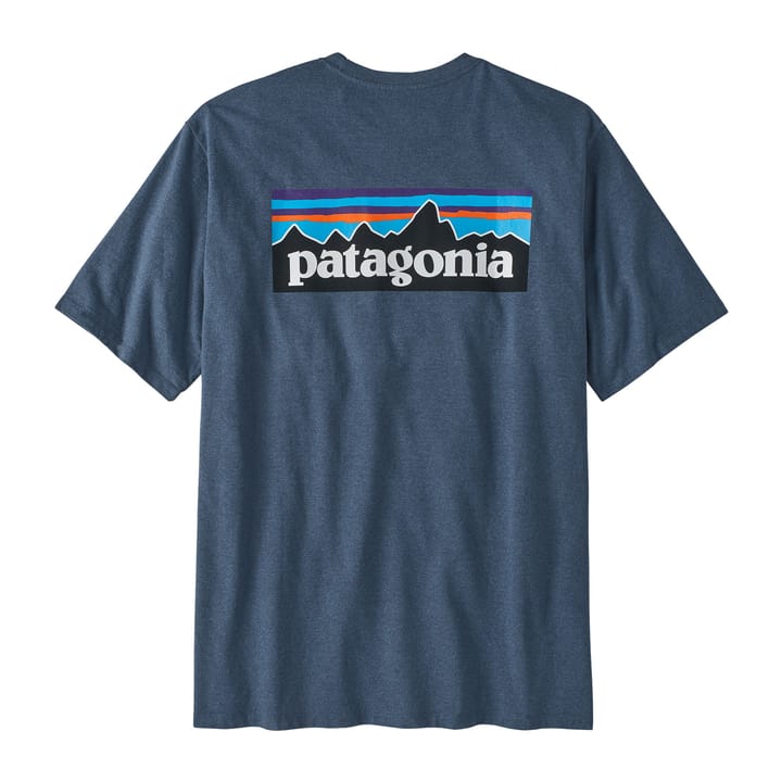 Patagonia Men's P-6 Logo Responsibili-Tee Utility Blue Patagonia Patagonia Men's P-6 Logo Responsibili-Tee Utility Blue Patagonia