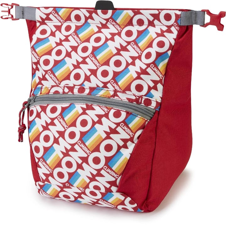 Moon Bouldering Chalk Bag Retro Stripe True Red Moon