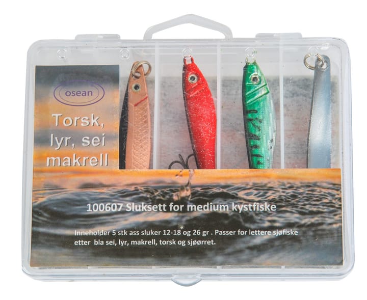 Osean Sluksett kyst 12-26gr m/slukboks  Osean