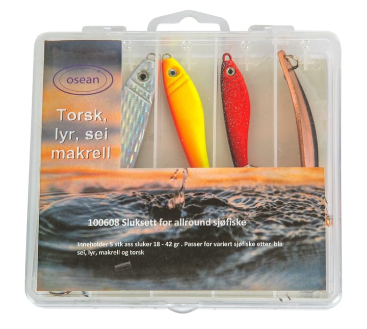 Osean Sluksett kyst 18-42gr m/slukboks Osean Osean Sluksett kyst 18-42gr m/slukboks Osean