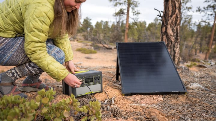 Goal Zero Boulder 50 Solar Panel Black Goal Zero