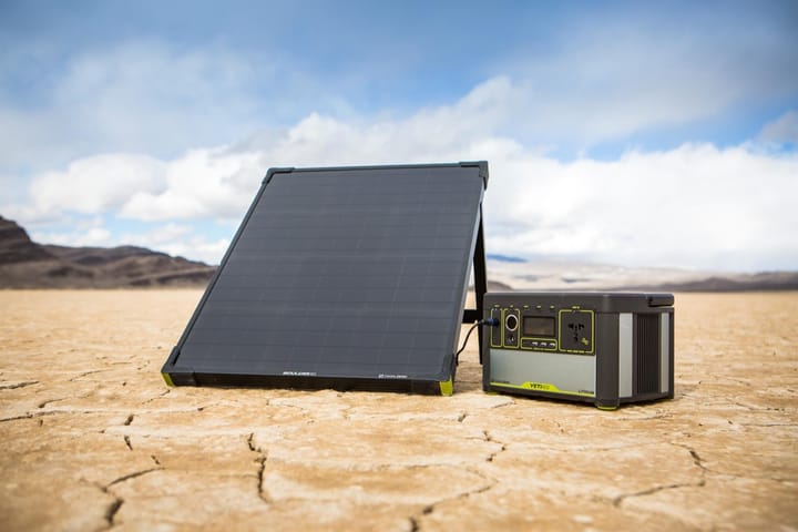 Goal Zero Boulder 50 Solar Panel Black Goal Zero