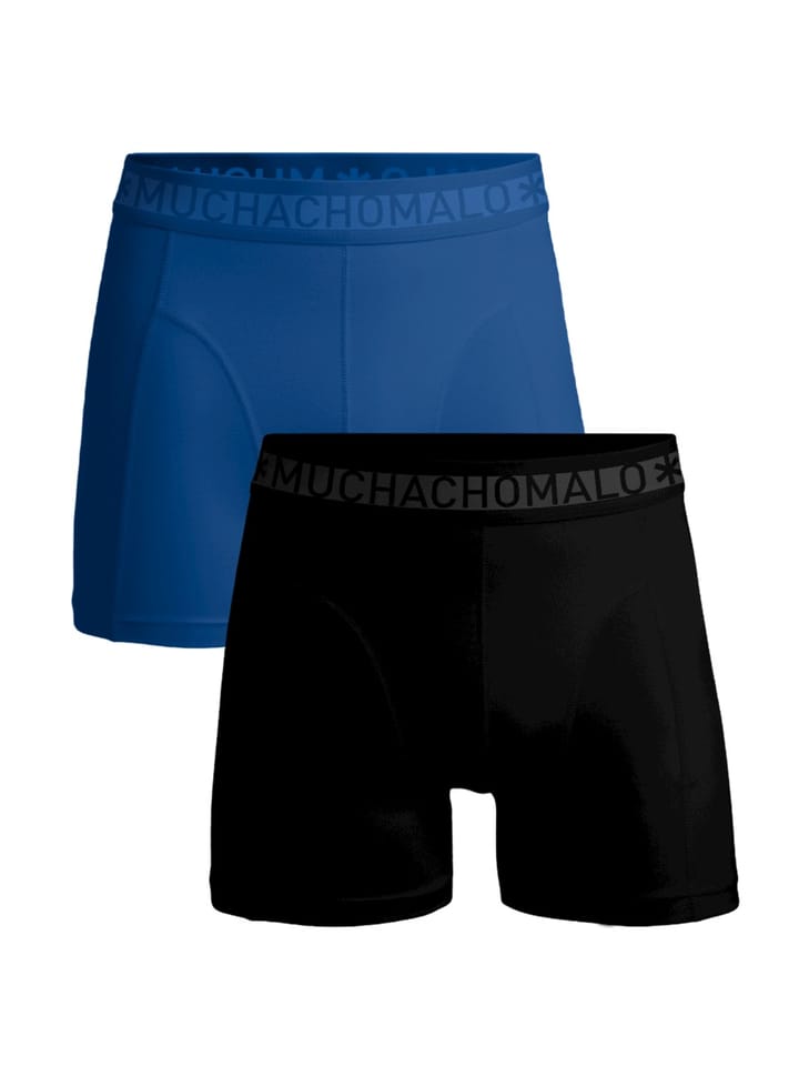 Muchachomalo 1010 Solid Boxer 2pk 594 Black/blue Muchachomalo