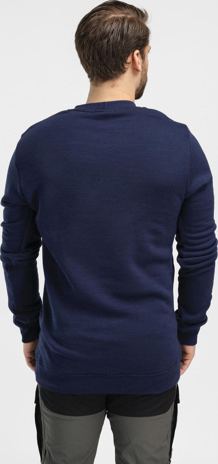 Aclima Men's Fleecewool V2 Crewneck Navy Blazer Aclima