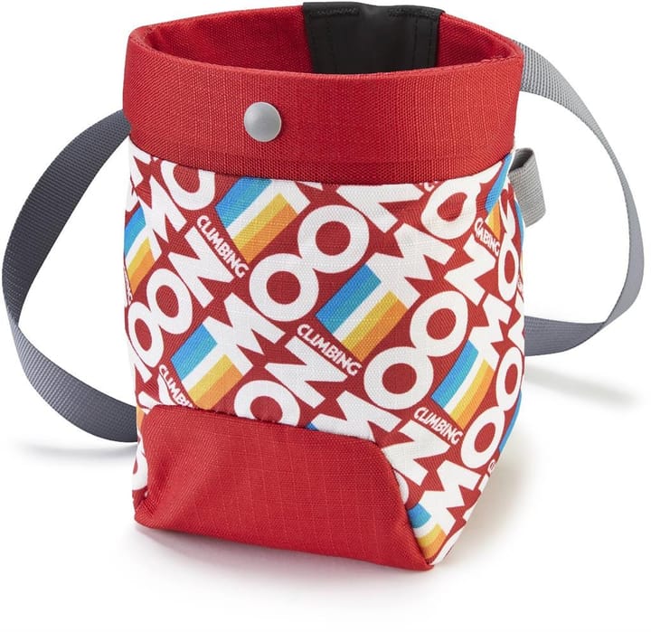 Moon Trad Chalk Bag Retro Stripe True Red Moon