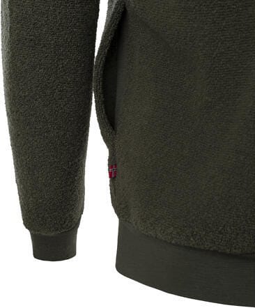 Aclima Men's ReBorn Terry Jacket Olive Melange Aclima