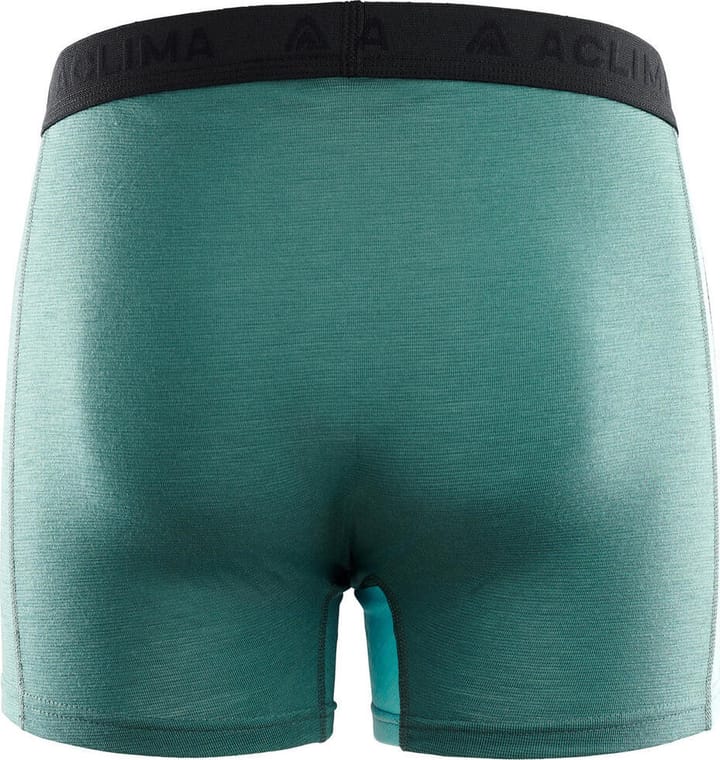 Aclima Men's Aclima WarmWool Boxer North Atlantic/Reef Waters Aclima