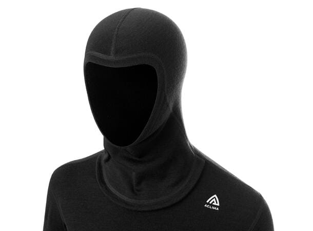 Aclima Men's Warmwool Hoodsweater V2 Jet Black Aclima