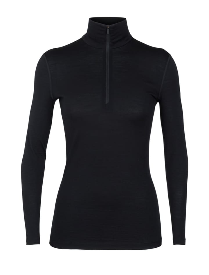 Icebreaker Wmns 200 Oasis LS Half Zip Black Icebreaker