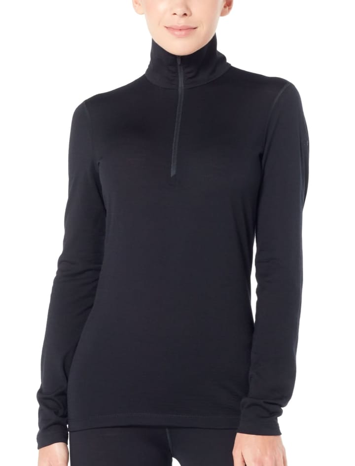 Icebreaker Wmns 200 Oasis LS Half Zip Black Icebreaker