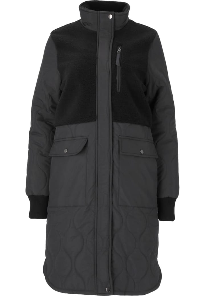 Weather Report Hollie W Long Quilted Jacket Phantom Weather Report