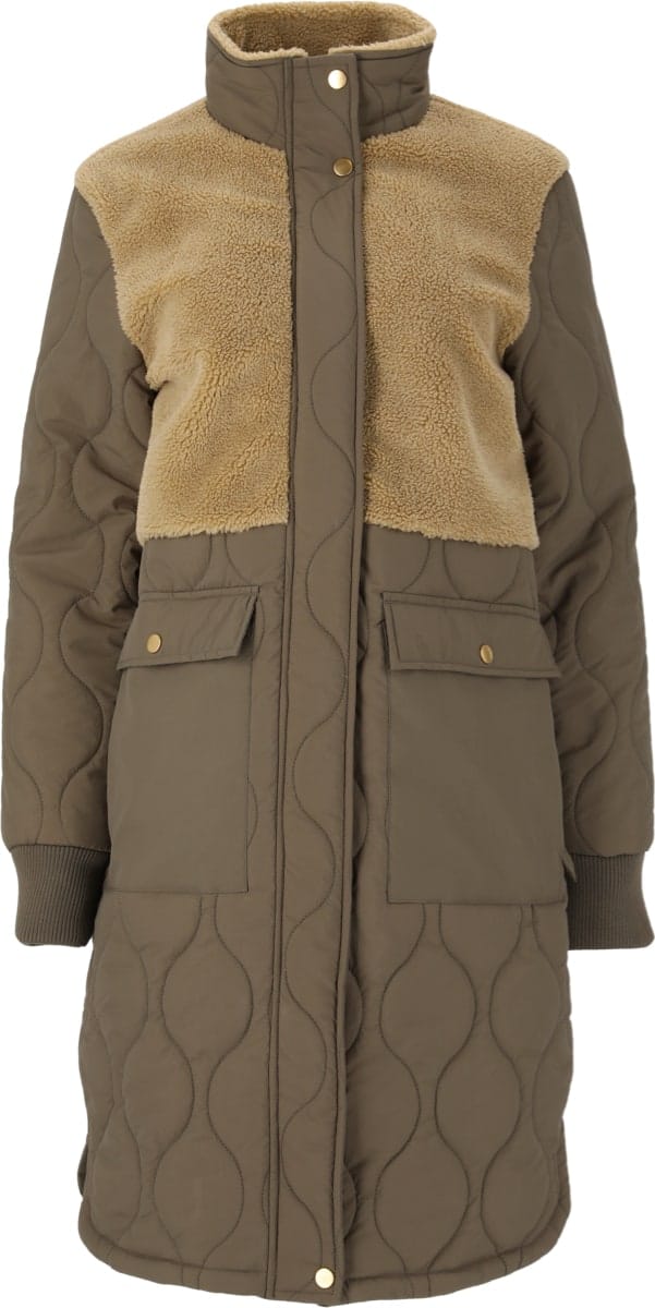 Weather Report Hollie W Long Quilted Jacket Travertine