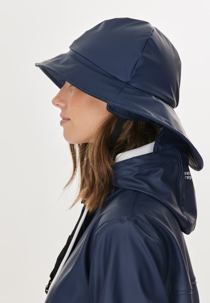 Weather Report Darby Unisex Pu Rain Hat Navy Blazer Weather Report